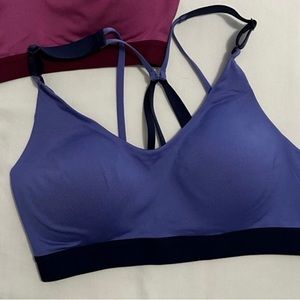 Calia sports bra in dark purple/blue color, new, small